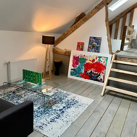 Le Grenier D'ouilly Au Coeur Du Pays D'auge - Piscine - Babyfoot- Jardin בית הארחה Ouilly-le-Vicomte